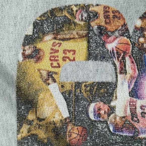 SALE! RARE! Lebron James Jerzees Vintage Hoodie Sz.M Unisex (X-58 CRATE) - Picture 5 of 16